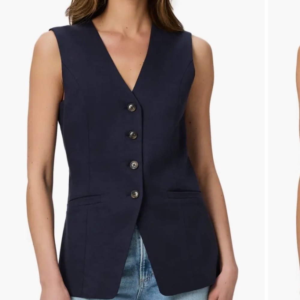 PAIGE Campenelli Vest Navy